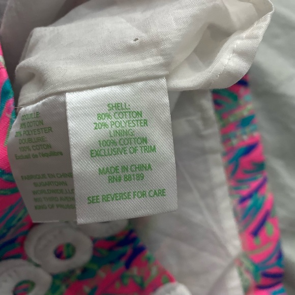 UEC Lily Pulitzer Shift Dress Size 0 - Picture 6 of 7